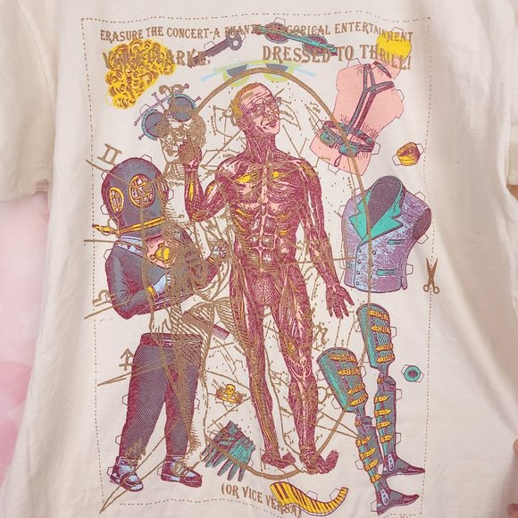 SOLD Erasure Phantasmagorical 1992 Shirt Vintage 90 Music Concert Single Stitch - Picture 4 of 12